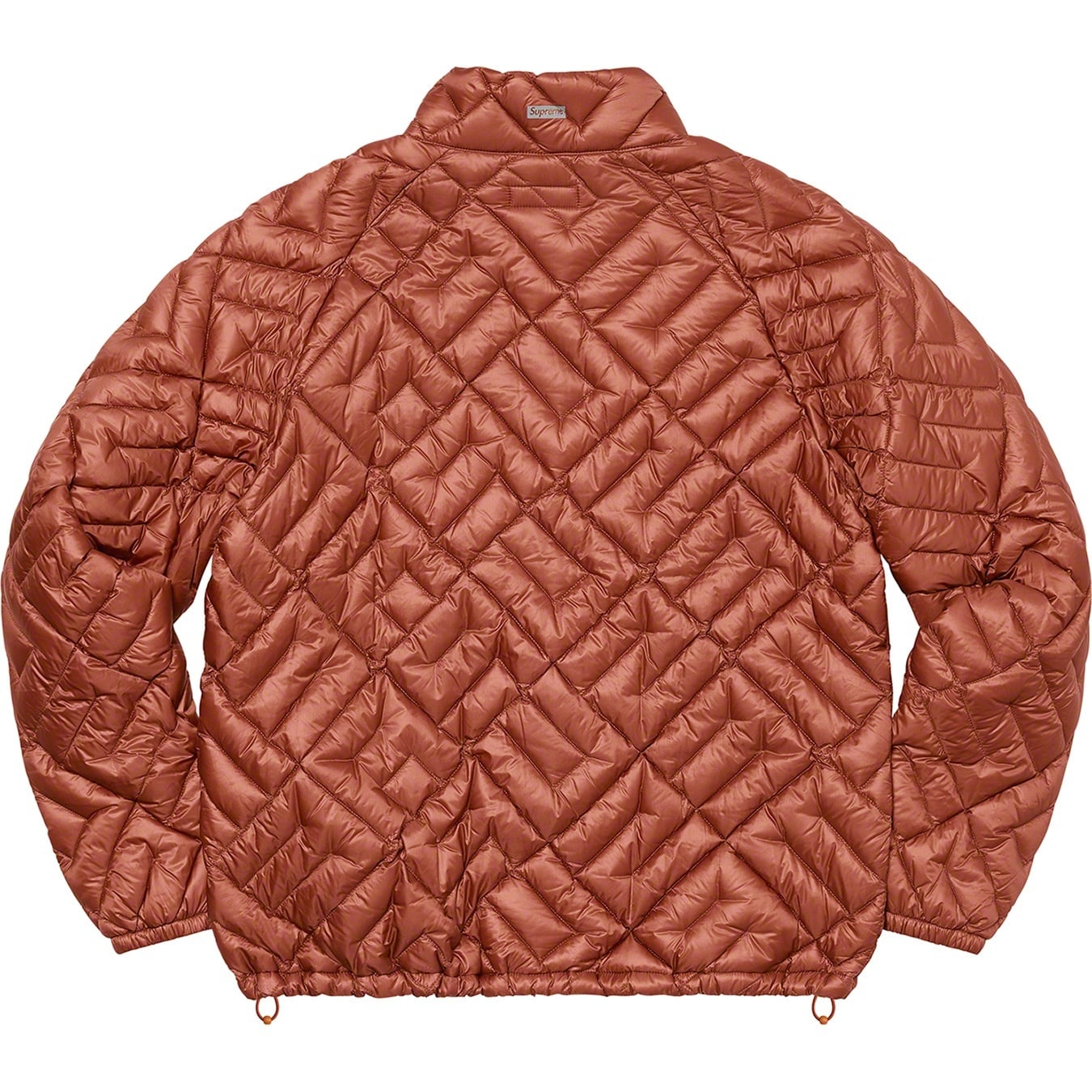 Spellout Quilted Lightweight Down Jacket view 9